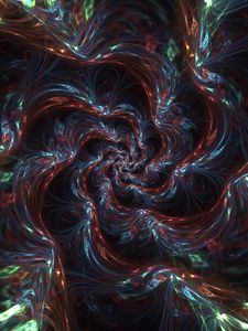 Preview wallpaper fractal, spiral, patterns, lines, wavy