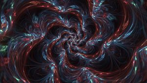 Preview wallpaper fractal, spiral, patterns, lines, wavy