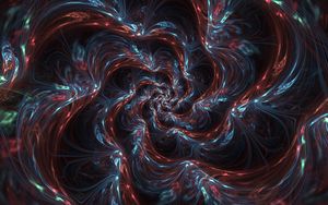 Preview wallpaper fractal, spiral, patterns, lines, wavy