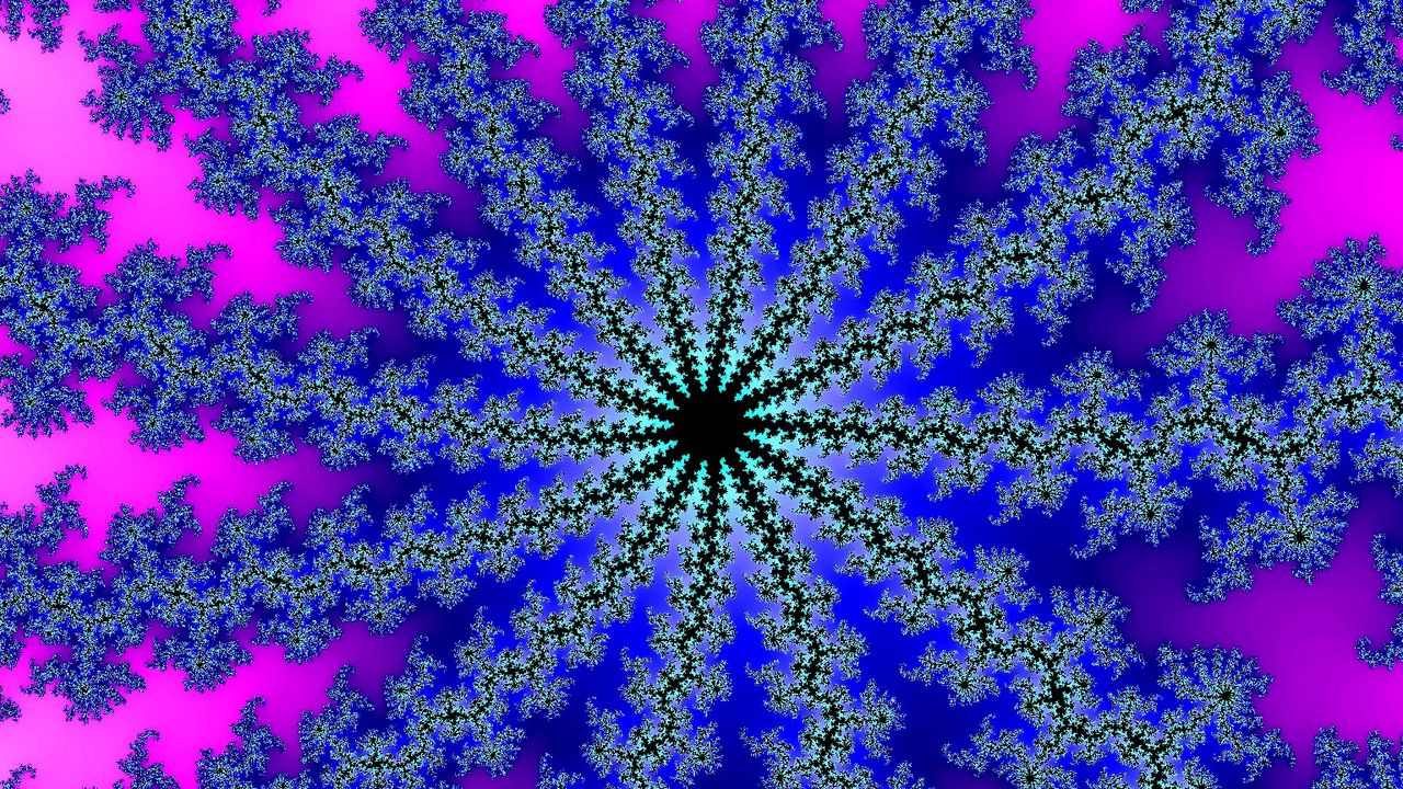 Wallpaper fractal, spiral, patterns, rotation