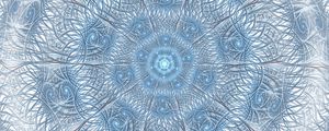 Preview wallpaper fractal, spiral, whirl, background, blue