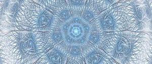 Preview wallpaper fractal, spiral, whirl, background, blue