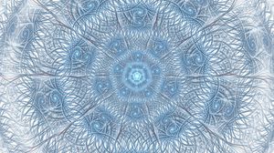 Preview wallpaper fractal, spiral, whirl, background, blue