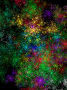 Preview wallpaper fractal, spots, chaos, colorful, abstraction