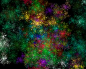 Preview wallpaper fractal, spots, chaos, colorful, abstraction