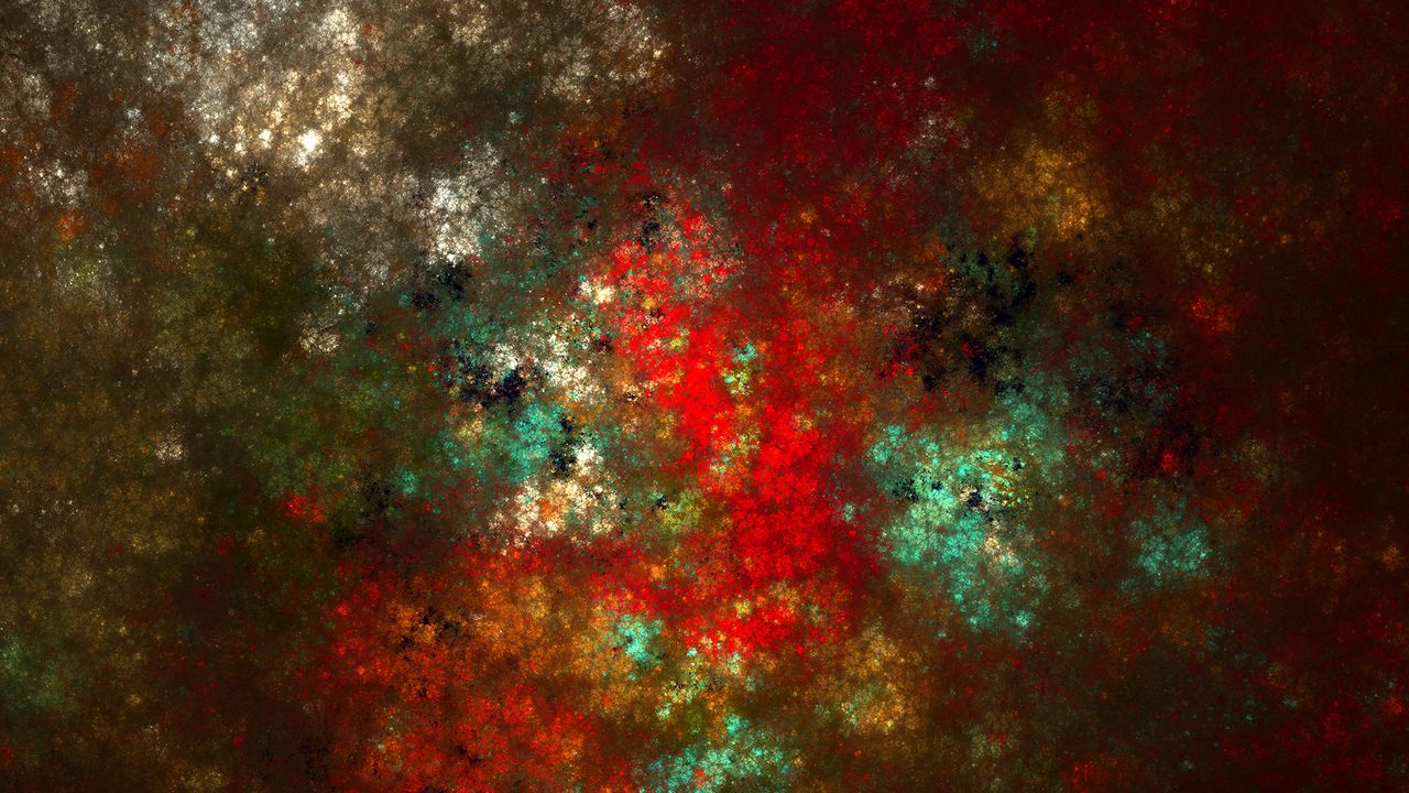 Wallpaper fractal, spots, colorful, texture, abstraction