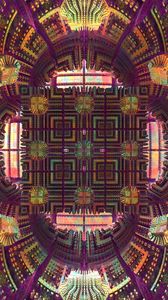Preview wallpaper fractal, squares, shapes, abstraction