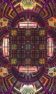 Preview wallpaper fractal, squares, shapes, abstraction