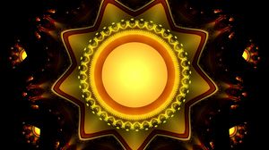 Preview wallpaper fractal, star, bright, glow, abstraction