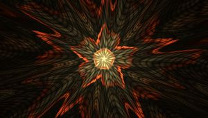 Preview wallpaper fractal, star, flash, abstraction