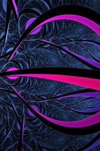 Preview wallpaper fractal, stripes, lines, pattern, colorful, abstraction