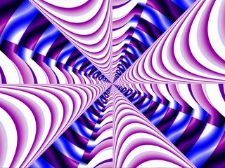 320x240 Wallpaper fractal, stripes, optical illusion, abstraction, purple, blue