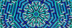 Preview wallpaper fractal, stripes, pattern, blue, abstraction