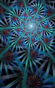 Preview wallpaper fractal, stripes, rays, spirals, abstraction
