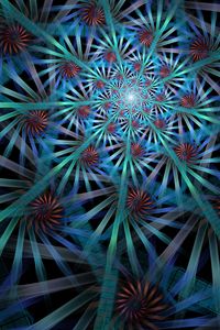 Preview wallpaper fractal, stripes, rays, spirals, abstraction
