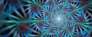 Preview wallpaper fractal, stripes, rays, spirals, abstraction