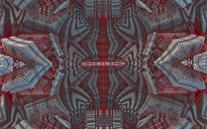 Preview wallpaper fractal, stripes, squares, abstraction