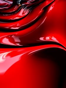 Preview wallpaper fractal, structure, surface, shape, red