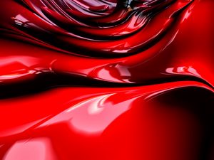 Preview wallpaper fractal, structure, surface, shape, red