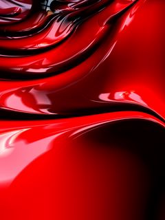 Download wallpaper 240x320 fractal, structure, surface, shape, red old  mobile, cell phone, smartphone hd background