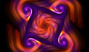 Preview wallpaper fractal, swirling, blur, colorful, abstraction