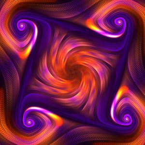 Preview wallpaper fractal, swirling, blur, colorful, abstraction