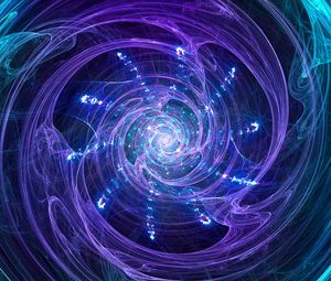 Preview wallpaper fractal, swirling, bright, glow, abstraction