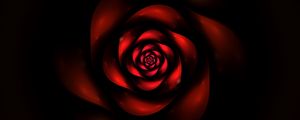 Preview wallpaper fractal, swirling, red, dark, abstraction