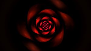 Preview wallpaper fractal, swirling, red, dark, abstraction