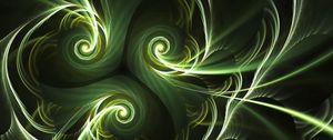 Preview wallpaper fractal, swirling, spirals, glow, abstraction