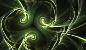 Preview wallpaper fractal, swirling, spirals, glow, abstraction