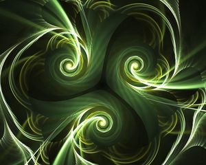 Preview wallpaper fractal, swirling, spirals, glow, abstraction