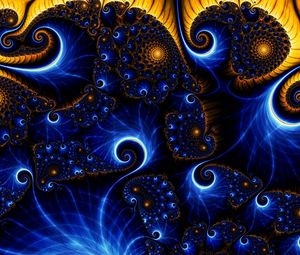 Preview wallpaper fractal, swirls, patterns, lines