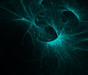 Preview wallpaper fractal, tangled, energy, glow, abstraction