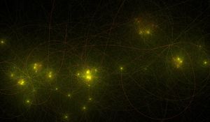 Preview wallpaper fractal, tangled, glare, glow, abstraction