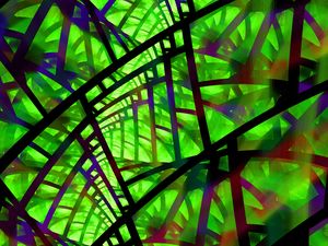 Preview wallpaper fractal, tangled, lines, net, abstraction