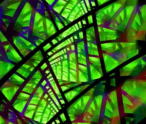 Preview wallpaper fractal, tangled, lines, net, abstraction