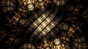 Preview wallpaper fractal, tangled, pattern, glare, abstraction