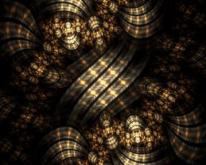 Preview wallpaper fractal, tangled, pattern, glare, abstraction