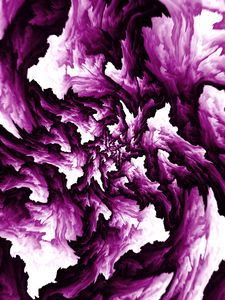 Preview wallpaper fractal, tangled, spots, abstraction, purple