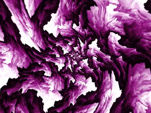 Preview wallpaper fractal, tangled, spots, abstraction, purple