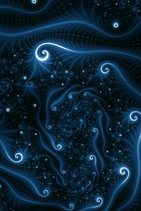 Preview wallpaper fractal, tangled, swirling, winding, glow, abstraction