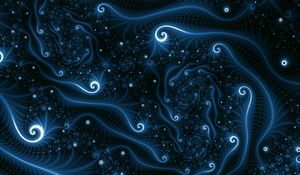 Preview wallpaper fractal, tangled, swirling, winding, glow, abstraction