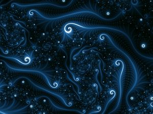 Preview wallpaper fractal, tangled, swirling, winding, glow, abstraction