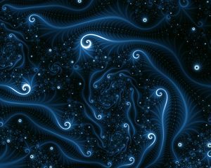 Preview wallpaper fractal, tangled, swirling, winding, glow, abstraction