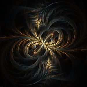 Preview wallpaper fractal, tangled, swirling, glow, abstraction