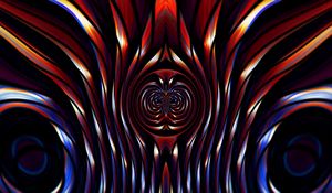 Preview wallpaper fractal, tangled, wavy, colorful, abstraction