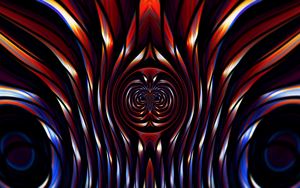 Preview wallpaper fractal, tangled, wavy, colorful, abstraction