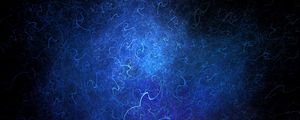 Preview wallpaper fractal, threads, tangled, blue, abstraction