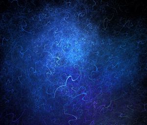 Preview wallpaper fractal, threads, tangled, blue, abstraction